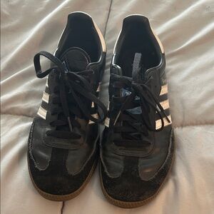 adidas originals Samba Black with White Stripes